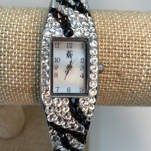 Jimmy Crystal Swarovski Watch WJ200 ZEBRA